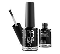 PALU - Base Ongulaire Transparente UV/LED, Gel Base à Forte Adhérence Sans Acide - Protège les Ongles Naturels et la Manucure Contre l’Écaillage, le Décollement et les Bulles d’Air - 11g