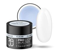 PALU - Builder Gel Ongles, Gel de Construction Ongle Pro Light - Auto-nivelant, sans Acide, Thixotropique - Agit comme Base Coat, Builder Gel et Produit de Finition - 12 g, Clear