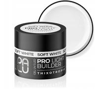PALU - Builder Gel Ongles, Gel de Construction Ongle Pro Light - Auto-nivelant, Sans Acide, Thixotropique, Formule Sans Lime - Agit Comme Builder Gel et Produit de Finition - 90 g, Soft White