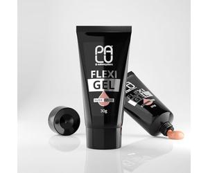 PALU - Flexi Gel, Gel de Construction UV/LED pour Ongles - Durable, Épais et Flexible, Peut Travailler sur 5 Ongles Simultanément, Anti-Goutte - Tenue Jusqu’à 4 Semaines, 30g, Nude Cover