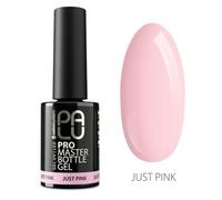 PALU - Gel Constructeur Coloré 2-en-1 pour Ongles - Gel UV/LED en Flacon avec Pinceau - Consistance Moyenne, Auto-nivelant, Formule One Phase - PRO MASTER BOTTLE GEL 11g Just Pink