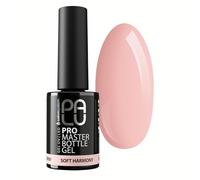 PALU - Gel Constructeur Coloré 2-en-1 pour Ongles - Gel UV/LED en Flacon avec Pinceau - Consistance Moyenne, Auto-nivelant, Formule One Phase - PRO MASTER BOTTLE GEL 11g Soft Harmony