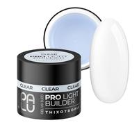PALU - Gel Constructeur pour Ongles - Gel UV/LED - Nail Art - Thixotropique, Auto-égalisant, Multifonction - Brillance Intense, Dur, Sans Limage - Extension et Renforcement - 45gClear