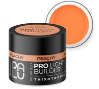 PALU - Gel Constructeur pour Ongles - Gel UV/LED - Nail Art - Thixotropique, Auto-égalisant, Multifonction - Brillance Intense, Dur, Sans Limage - Extension et Renforcement - 45gPeachy