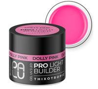 PALU - Gel Constructeur pour Ongles - Gel UV/LED - Nail Art - Thixotropique, Auto-égalisant, Multifonction - Brillance Intense, Dur, Sans Limage - Extension et Renforcement - 45gDolly Pink