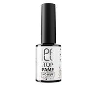 PALU - Top Fame No Wipe UV/LED Top Coat - Brillance Intense, Sans Film Collant, Application Facile, Densité Moyenne - Transparent avec Paillettes Or et Rose-Gold - 11 g