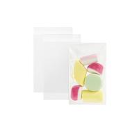 Palucart Lot de 100 sachets en cellophane avec rabat 6 x 10 + 3 cm Sachets pour aliments pour dragées avec fermeture