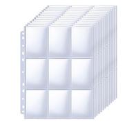 PALUDO 900 Pochettes pour Cartes à Collectionner, 50 Pages par 18-Poches, Transparent Pochettes Classeur Carte Album Vierges, pour Trading Card Sleeves, Transparents Jeu de Rangement Collection