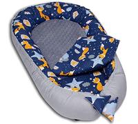 PaLulli Nid bébé, nid Douillet Multifonctionnel avec Matelas supplémentaire Moelleux, Cocon, nid, lit bébé, lit de Voyage pour Nouveau-né, 100% Coton Oeko-TEX, FABRIQUÉ dans L'UE, hypoallergénique