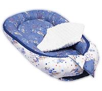PaLulli Nid bébé, nid Douillet Multifonctionnel avec Matelas supplémentaire Moelleux, Cocon, nid, lit bébé, lit de Voyage pour Nouveau-né, 100% Coton Oeko-TEX, FABRIQUÉ dans L'UE