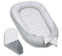 PaLulli Nid bébé, nid Douillet Multifonctionnel avec Matelas supplémentaire Moelleux, Cocon, nid, lit bébé, lit de Voyage pour Nouveau-né, 100% Coton Oeko-TEX, FABRIQUÉ dans L'UE, hypoallergénique