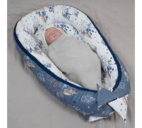 PaLulli Nid de bébé, nid Douillet Multifonctionnel avec Matelas supplémentaire Moelleux, Cocon, nid, lit bébé, lit de Voyage pour Nouveau-nés, 100% Coton Oeko-TEX, Made in The EU (Dream Catchers)
