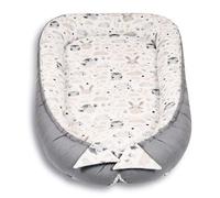 PaLulli Nid de bébé XXL - 120 x 60 cm - Cocon de bébé - Double Face - 100% Coton - pour lit de bébé, lit de Voyage pour bébé et Nourrisson