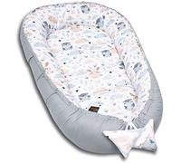 PaLulli nid Douillet 2 Faces nid bébé nid bébé nid nid Voyage lit de Voyage Matelas à Langer lit Doudou, Cocon Cocon pour lit bébé - bébés et Nourrissons, 100% Coton Oeko TEX (Diamants)