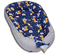PaLulli nid Douillet 2 Faces nid bébé nid bébé nid nid Voyage lit de Voyage Matelas à Langer lit Doudou, Cocon Cocon pour lit bébé - bébés et Nourrissons, 100% Coton Oeko TEX (Indien)