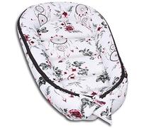 PaLulli nid Douillet 2 Faces nid bébé nid bébé nid nid Voyage lit de Voyage Matelas à Langer lit Doudou, Cocon Cocon pour lit bébé - bébés et Nourrissons, 100% Coton Oeko TEX (rêveurs)