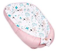 PaLulli nid Douillet 2 Faces nid bébé nid bébé nid nid Voyage lit de Voyage Matelas à Langer lit Doudou, Cocon Cocon pour lit bébé - bébés et Nourrissons, 100% Coton Oeko TEX (Aztec)
