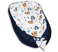 PaLulli nid Douillet 2 Faces nid bébé nid bébé nid nid Voyage lit de Voyage Matelas à Langer lit Doudou, Cocon Cocon pour lit bébé - bébés et Nourrissons, 100% Coton Oeko TEX (Aztec II)