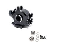 Palumma Coque de transmission RC - En alliage d'aluminium avant Diff Gearbox - Pour 1/10 Losi Baja Rey Rock Rey RC - Noir