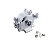 Palumma Coque de transmission RC - En alliage d'aluminium avant Diff Gearbox - Pour 1/10 Losi Baja Rey Rock Rey RC - Argenté