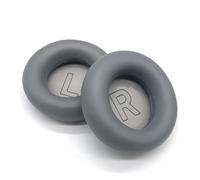 PALUMMA Coussinets de rechange en cuir protéiné pour casque Bang & Olufsen Beoplay H4 avec mousse d'isolation acoustique haute densité (gris foncé)