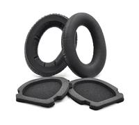 PALUMMA Coussinets de rechange en cuir protéiné pour casque Bose Aviation A20 X A10 avec mousse d'isolation acoustique haute densité, noir