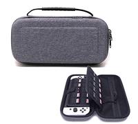Palumma Étui de Transport Compatible avec l'étui de Console de Jeu Nintendo Switch OLED pour Un Grand Espace de Stockage pour Les Fentes pour Cartes de Jeu et Autres Accessoires