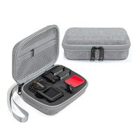 Palumma Étui de transport pour DJI Action 5 Pro - Sac de rangement rigide et portable pour accessoires de caméra de sport DJI Action 5 Pro (gris)