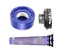 Palumma Filet de remontage de hayon de moteur pour aspirateur Dyson V7 V8, hayon de moteur + filtre arrière + kit de filtres à vide pré-filtre (arrière+Pré)