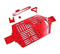 Palumma Kit d'armor de châssis RC, châssis en acier inoxydable pour voiture 1/16 SG1603 SG1604 UD1601 UD1602 RC (rouge)