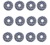 PALUMMA Lot de 12 accessoires de filtrage pour robot de nettoyage Ecovacs X1 T10 Turbo Aspirateur Robot Filtre Brosse latérale Chiffon de nettoyage