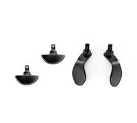 Palumma Pagaies arrière en métal pour manette PS5 Edge - Pièces de rechange pour manette PS5 Edge (noir)