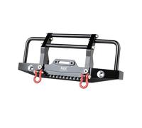 PALUMMA Pare-chocs RC Crawler pour TRX4M, pare-chocs avant en métal pour Traxxas 1/18 TRX-4M Land Rover Defender 97054 Pièce de mise à niveau (pare-chocs avant)