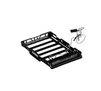 Palumma Porte-bagages de toit de voiture RC pour TRX4M 1/18 1/24 D110 SCX24 FMS Bronco, ensemble de porte-bagages de toit en alliage avec phares avant