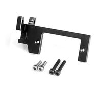 PALUMMA Support de levier de vitesse Servo pour TAMIYA 1/14 RC Shift - Pièces de mise à niveau en métal pour TAMIYA 1/14 RC Accessoires de voiture (Noir)