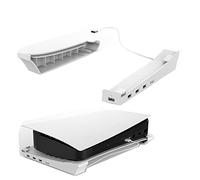 Palumma Support horizontal pour console PS5, support horizontal pour disque PS5 et édition numérique avec 4 ports USB étendus, base de support pour accessoires de support PS5