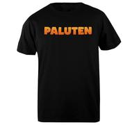 Paluten T-Shirt Homme Basic Coton Noir Cotton Black Men's T-Shirt