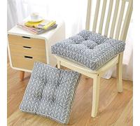 PALVIT Lot de 2 coussins de chaise touffetés doux pour chaise de salle à manger, canapé, fauteuil, 50 x 50 cm, pour intérieur, cuisine, salon, extérieur, jardin