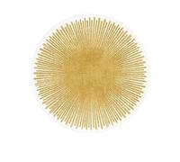 PALVIT - Tapis de chevet, 160x160 cm, tapis à faible hauteur avec fond antidérapant pour canapé, table, salon, cuisine, salle de bain, tapis rond lavable pour décoration intérieure