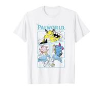 Palworld Comic Panel Character Portraits Video Game T-Shirt