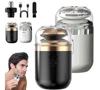 Palyrain Lot de 2 rasoirs à capsules électriques portables multifonctions pour homme Technologie Capsule Razor Lavable
