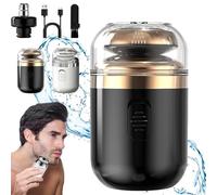 Palyrain Mini rasoir électrique portable multifonction pour homme avec technologie Capsule Razor Noir