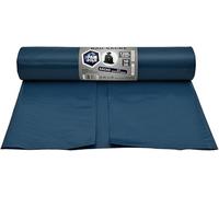PAM-FOLIE Sacs Poubelle 120L Extra Épais et Résistants - 10 Pièces - 70µm - 70x110cm - Bleu - Pour Déchets de Chantier et Gravats - Professional
