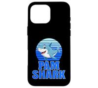 Pam Shark Family Reunion Squad Prénom Coque pour iPhone 16 Pro Max