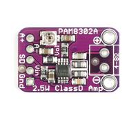 PAM8302A Module amplificateur auditif monocanal classe D 2,5 W avec faible consommation d'énergie et protections contre les surintensités canal unique