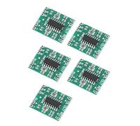 PAM8403 Carte d'amplificateur Audio numérique 5 pièces Module d'amplificateur de Puissance Double Canal Ultra Compact Haute Puissance 3W + 3W pour Haut-parleurs de Bricolage,