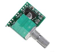 PAM8403 Module audio 5 V alimenté par USB Carte son numérique avec contrôle du volume pour projets de bricolage, conception PCB compacte de 29,5 x 20,2 mm, faible THD+N (1 pièce)