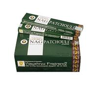 Pamai Pai® Golden Nag Champa Bâtonnets d'encens vert patchouli 180 g