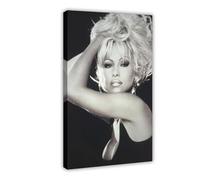 Pamela Anderson Poster sur toile pour chambre à coucher, bureau, chambre, cadeau (60 x 90 cm)