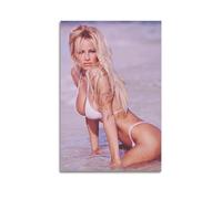 Pamela Anderson Toile murale esthétique pour salon, chambre à coucher, 30 x 45 cm, sans cadre